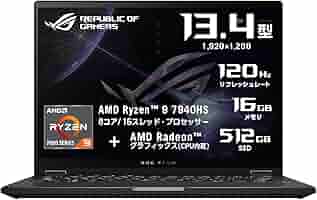 ASUS - 美品 ASUS ゲーミングノート ROG Flow X13 Amazon.co.jp: ASUS ゲーミングノートPC ROG Flow X13 GV302XA